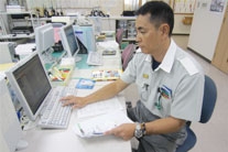 那覇市消防本部三部部隊長 金元盛春