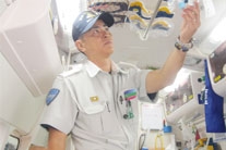 那覇市消防本部三部部隊長 金元盛春